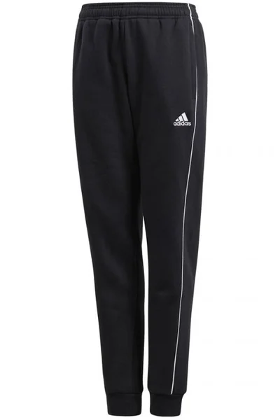 Chlapecké černé sportovní kalhoty Core 18 Sweat Adidas
