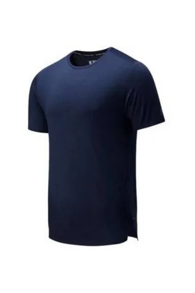 Pánské tmavě modré tričko New Balance