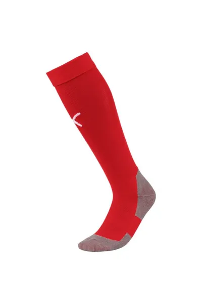 Unisex červené fotbalové ponožky Liga Core  Puma
