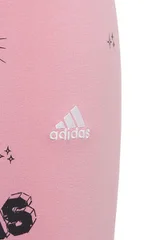 Dětské růžové legíny Adidas JG Bluv Q3 Tight