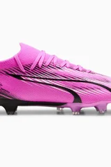 Pánské růžové kopačky Puma Ultra Match FG/MG