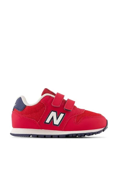 Dětské červené kojenecké boty New Balance