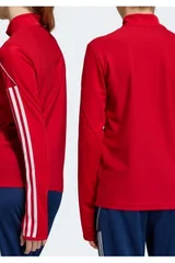 Dětská červená fotbalová mikina Tiro 23 League Training Top  Adidas