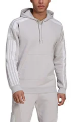 Pánská světle šedá mikina Squadra 21 Sweat Hoody  Adidas