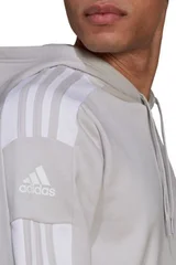 Pánská světle šedá mikina Squadra 21 Sweat Hoody  Adidas