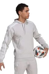 Pánská světle šedá mikina Squadra 21 Sweat Hoody  Adidas