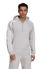 Pánská světle šedá mikina Squadra 21 Sweat Hoody  Adidas