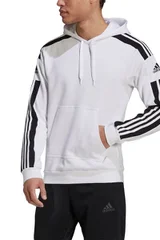 Pánská bílá mikina Squadra 21 Sweat Hoody Adidas