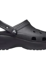 Dámské černé pantofle Crocs Classic Platform