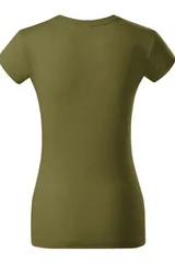 Dámské khaki zelené tričko Exclusive Malfini