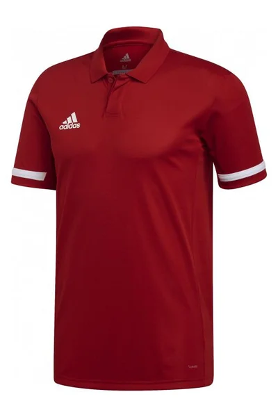Pánská červená  polokošile Team 19- Adidas