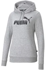 Dámská šedá mikina Puma ESS Logo Hoodie TR