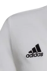 Dětské bílé bavlněné tričko Entrada 22  Adidas