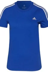 Dámské modré tričko Loungewear Ess Adidas