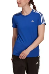 Dámské modré tričko Loungewear Ess Adidas