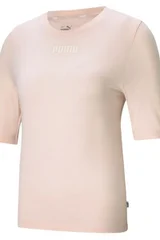 Dámské růžové tričko Modern Basics Cloud Puma