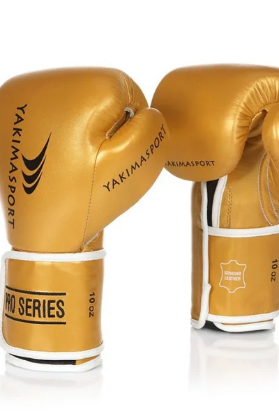 Zlaté boxerské rukavice Yakima Tiger Gold V (12 oz)