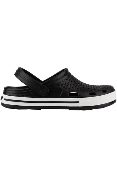 Pánské černobílé pantofle Coqui Lindo