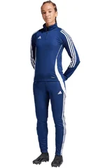 Tmavě modré dámské sportovní kalhoty Adidas