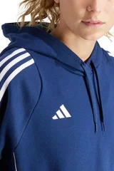 Univerzální dámská modrá mikina přes hlavu Adidas