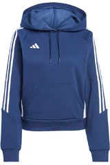 Univerzální dámská modrá mikina přes hlavu Adidas