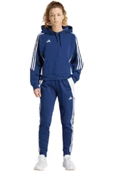 Univerzální dámská modrá mikina přes hlavu Adidas