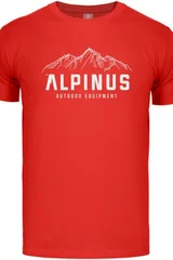Pánské červené tričko Alpinus Mountains