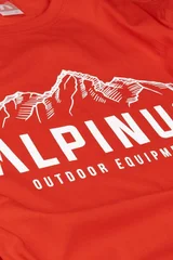Pánské červené tričko Alpinus Mountains