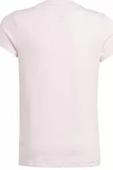 Dětské světle růžové tričko Big Logo Adidas