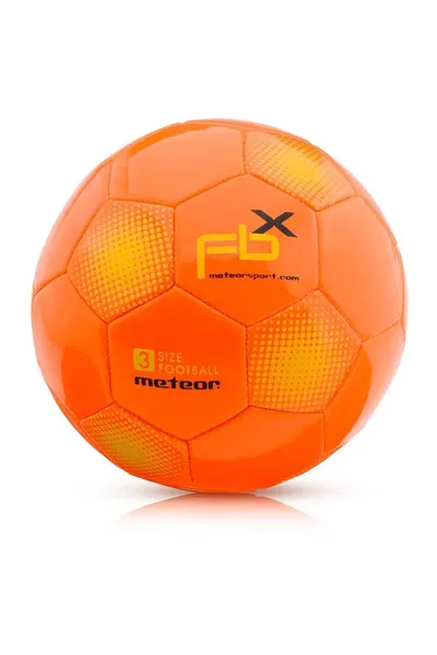 Oranžový fotbalový míč FBX Meteor