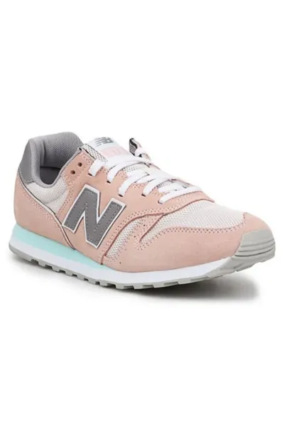 Dámské růžové semišové boty  New Balance