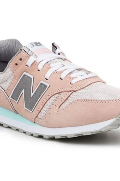 Dámské růžové semišové boty  New Balance