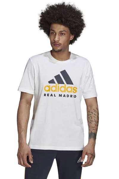 Pánské bílé tričko Real Madrid DNA - Adidas