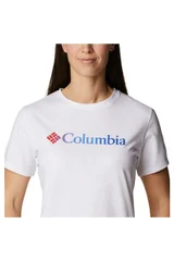Dámské bílé tričko Sun Trek Graphic Tee Columbia