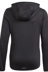 Dívčí černá mikina s kapucí Designed 2 Move Adidas