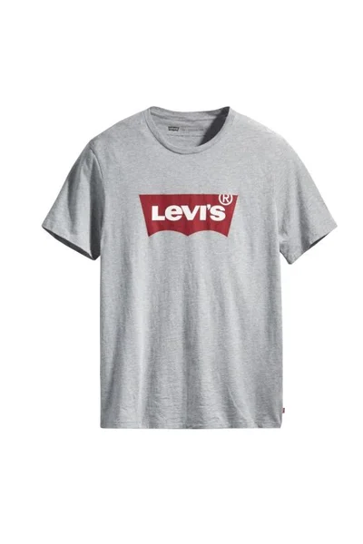 Pánské šedé tričko Graphic Set In Neck Tee Levi's