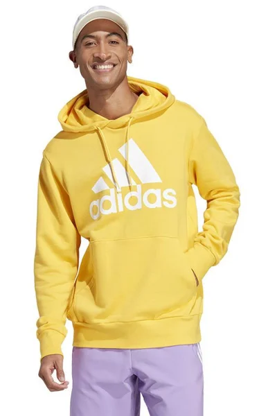 Pánská žlutá mikina Big Logo Hoody FT HD Adidas