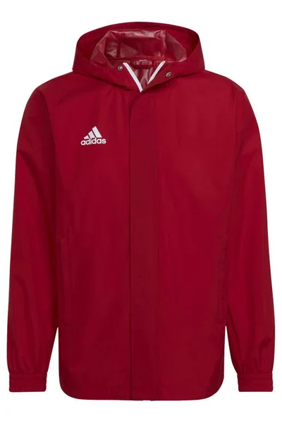 Pánská červená sportovní bunda Entrada 22 All-weather Adidas