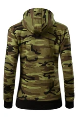 Dámská maskáčová mikina Camo Zipper Malfini