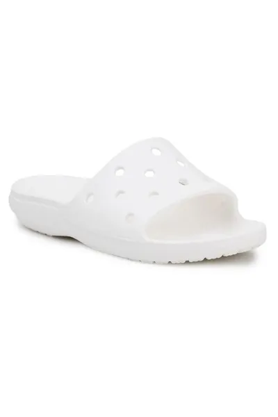Dámské plážové bílé pantofle Crocs Slide