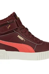 Dětské vínové volnočasové boty Carina 2.0 Mid Wtr Puma