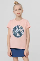 Dívčí růžové tričko 4F