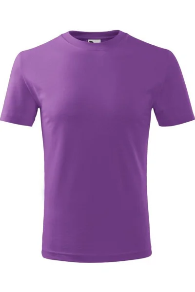 Dětské fialové tričko Classic New Malfini