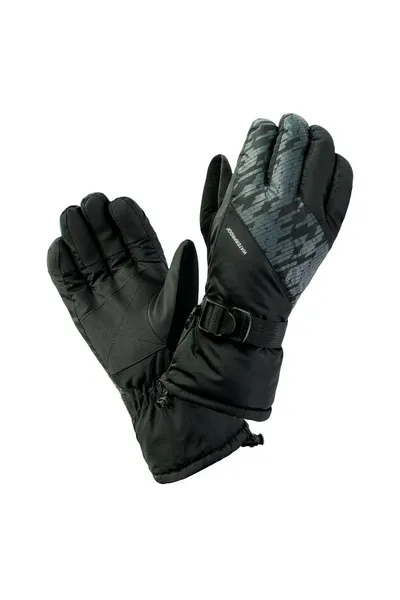 Pánské černé lyžařské rukavice Hi-Tec Elime