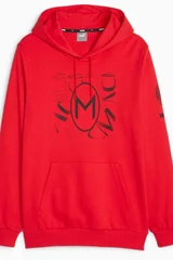 Pánská červená mikina Puma AC Milan FtbCore Graphic Hoody