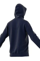 Pánská tmavě modrá mikina Essentials Fleece 3 Stripes Adidas