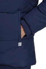 Pánská modrá sportovní bunda s kapucí ADIDAS