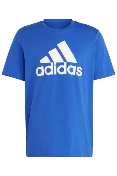 Světle modré pánské tričko Adidas s krátkým rukávem