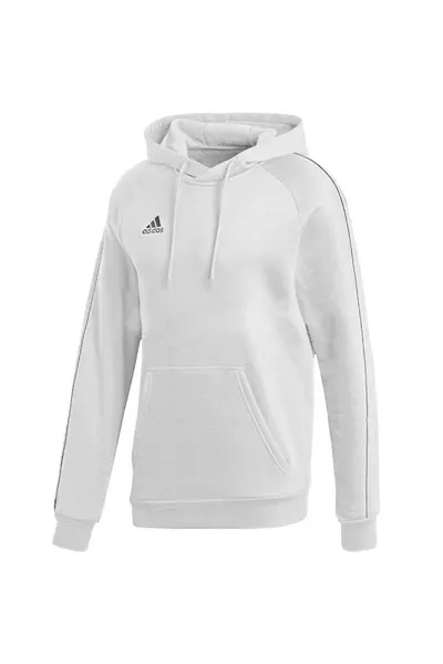 Pánská bílá soortovní mikina Core 18 Hoody  Adidas