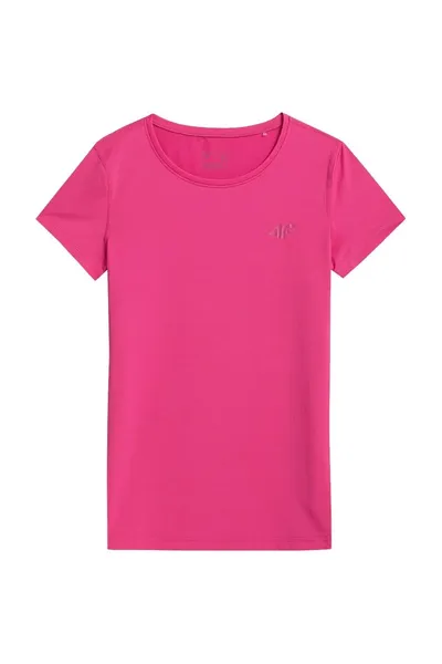 Dámské růžové funkční tričko 4F s technologií 4Dry